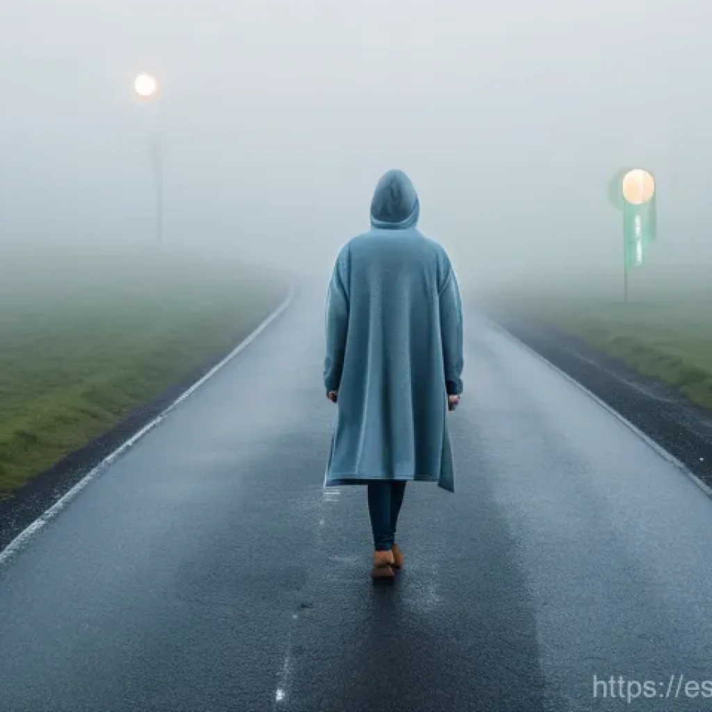 윤리적 나침반 개발 시 발생할 수 있는 오류 - **Cognitive Biases: The Misted Path of Perception**
    A lone figure, dressed in a contemporary, mo...